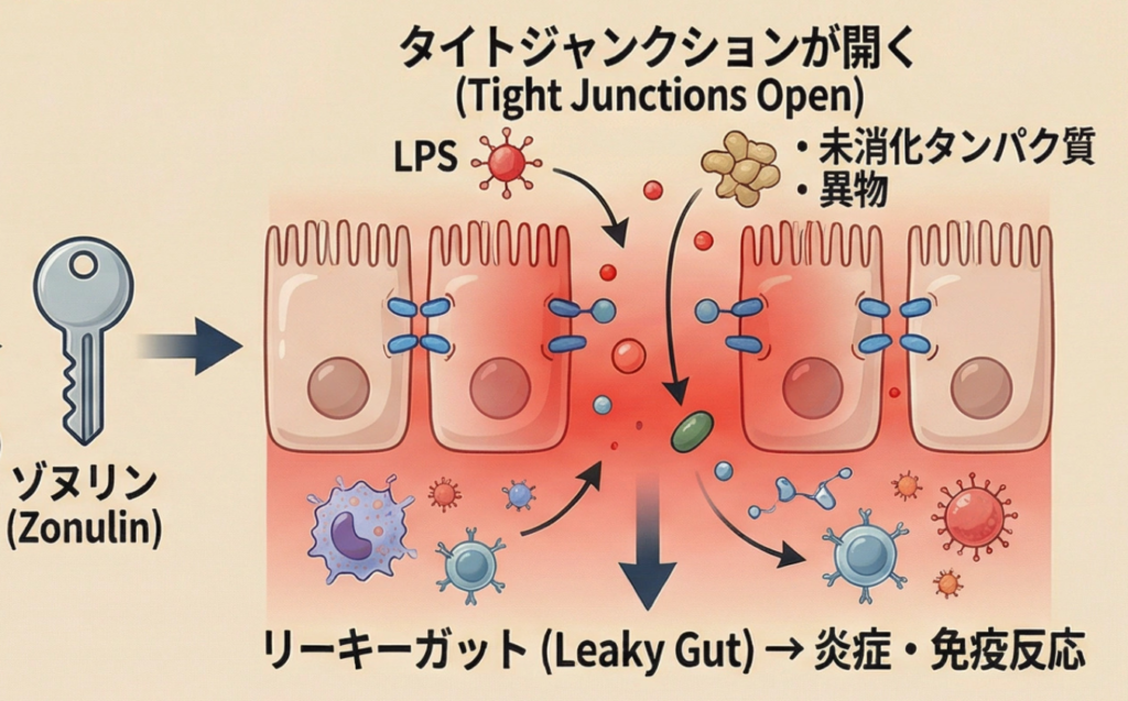 ゾヌリンとリーキーガット